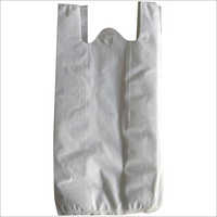 Non Woven White W Cut Bags