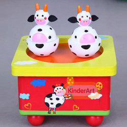 Musical Box Cow Toy
