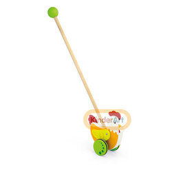 Rooster Push Toy