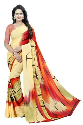 daly wer saree with printed (tessls)