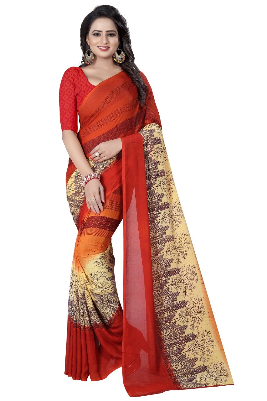 daly wer saree with printed (tessls)