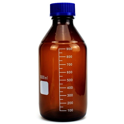 Reagent Bottle  Amber Colour (Borosilicate Glass)