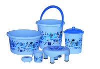 Multiple Plastic Bathroom Set