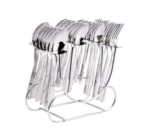 Koko Rainbow Stand Cutlery set with Baby Spoon 24 Pcs