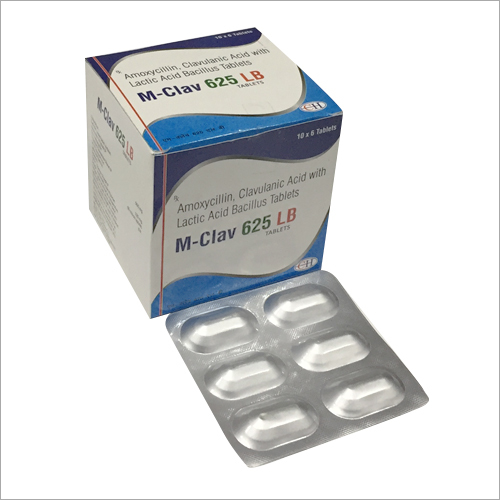 Amoxicillin Clavulanic Acid With Lactic Acid Bacillus Tablets