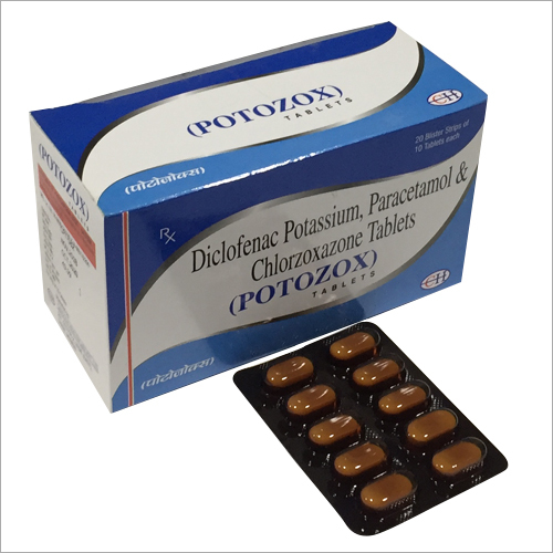 Diclofenac Potassium Paracetamol and Chlorzoxazone Tablets