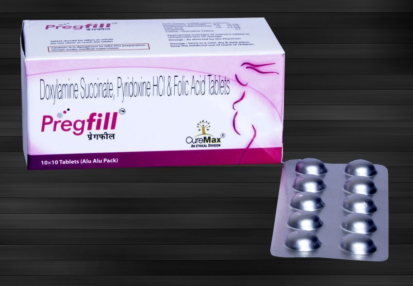 Doxylamine Pyridoxine Hcl And Folic Acid Tablets