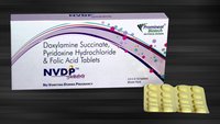 Doxylamine 10 Mg, Pyridoxine 10 Mg & Folic Acid 2.5 mg Tablets