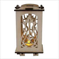 Acrylic Decorative Lamp Holder - Multiple Sizes Available, Cream Color, Square Shape, Natural Light Source, Modern Design, Impact Resistant, Weather Resistant, Optical Clarity