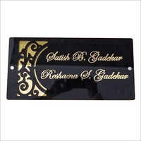 Multiple Color Available Laser Engraved Nameplate
