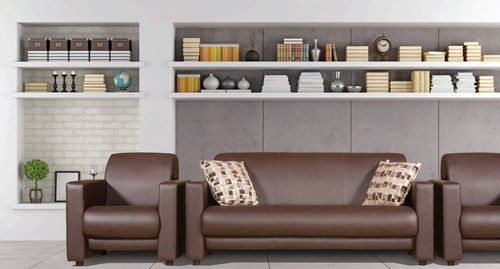 Leather Sofa Set