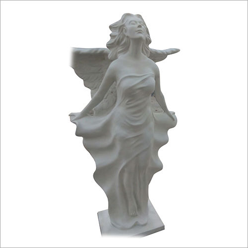 White 3d Angel Sculptures