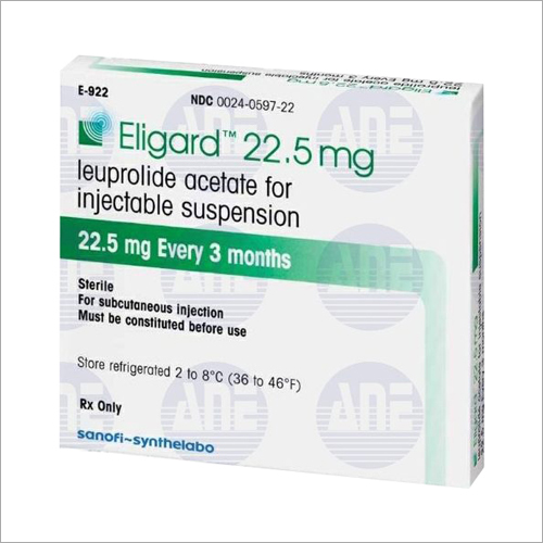 Eligard - 22.5 mg Leuprolide Acetate Injectable Suspension | General Medicine, 2.5 Years Shelf Life, Store in Dry Place, Cardboard Box Packaging