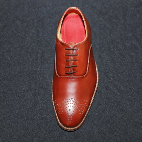 Medallion Toe Oxford Derby Shoes