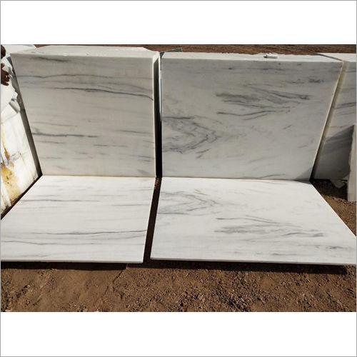 Makrana Albeta White Marble Slab Size: Customize