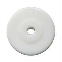 White 150x50 Mm Pp Solid Caster Trolley Wheel