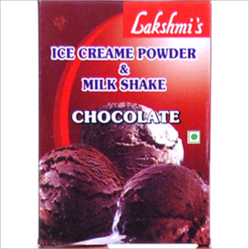Chocolate Ice Cream Powder And Milk Shake