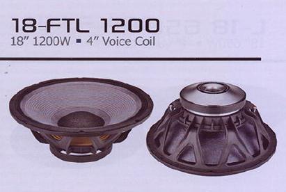 18 Ftl 1200 Voice Coil Speaker Size: 2-18 Inch