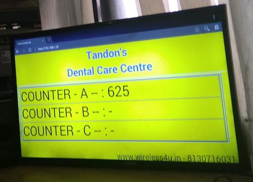 Centralizes Led Tv Display For Token Number Display Power: 220 Volt (V)