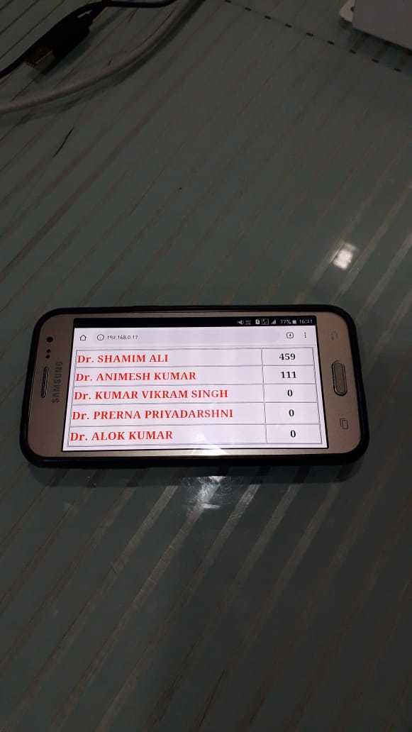 Wireless Smart Token Number Display