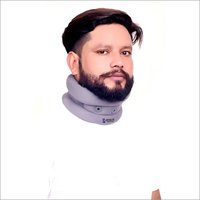 Soft Cervical Collar With Eyelet - Portable And Foldable Neck Support Device | Emergency Use, Hospital And Personal Application