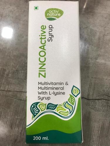 Multivitamin & Multi mineral With L-lysine Syrup