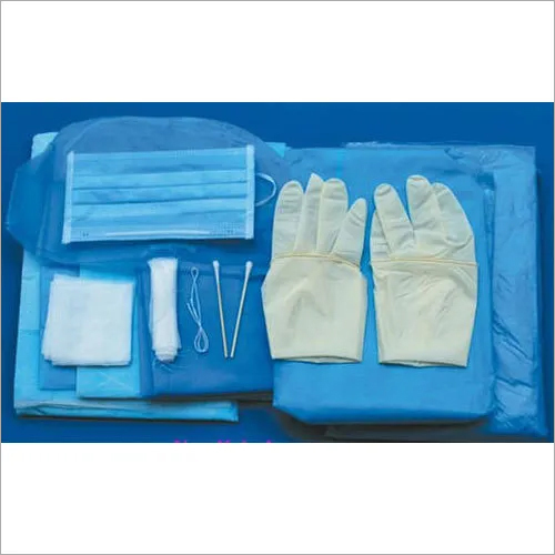 Blue & White Medical Disposable Kit