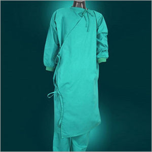 Green Disposable Patient Gown