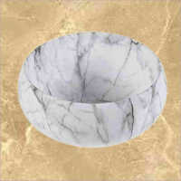 Round shape White Table Top Basin