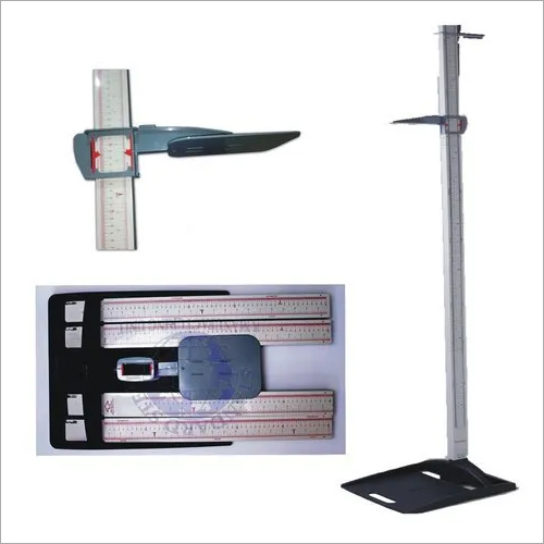 Stadiometer with weight machine