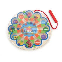 Magnetic Bead Trace - Clock Toy