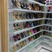 shoes display wall