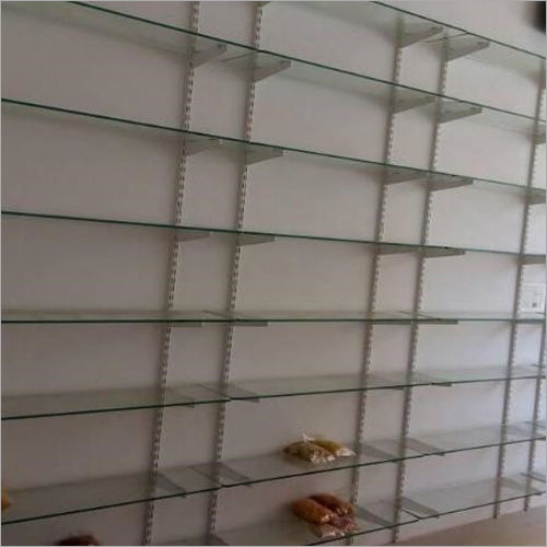 Wall Mounted Retail Glass Display Rack