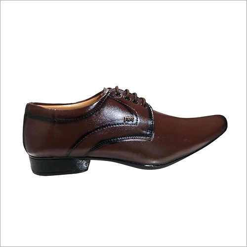 Mens Brown Formal Shoes Heel Size: Medium