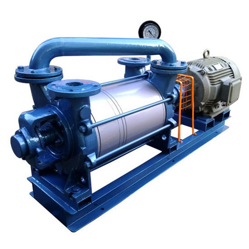 Maxima Double Stage Water Ring Vacuum Pump - 720 Mm Hg, Rugged Electric Performance For Diverse Industrial Applications