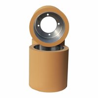Rice Mill Rubber Rollers - Nbr Material, 10"x10", Cream Color | Twin Chamber Technology, Noise-free Operation, 0% Vibration, Long Life For Paddy Dehusking