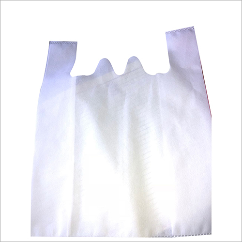 Non Woven White Carry Bag - Non Woven Fabric, Customized Size, Soft Hardness | Comfortable With Handle, Durable for Safe Transport