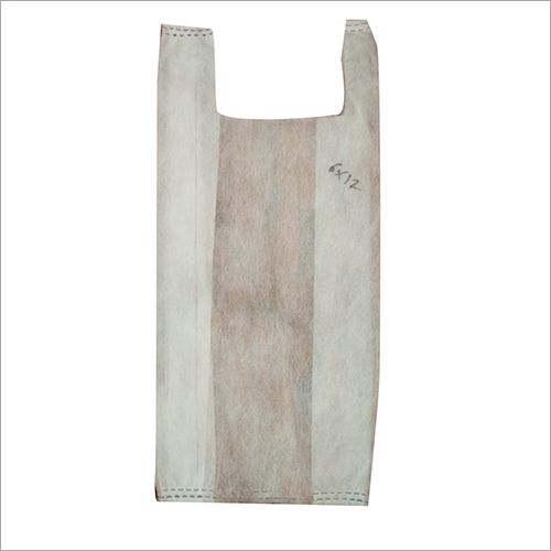 Non Woven U Cut Carry Bag - Non Woven Fabric, Customize Size, Grey Color, Soft Hardness - Versatile Design for Garments, Groceries, and More