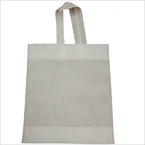 Non Woven Handle Shopping Bag - Non Woven Fabric, Customized Size, Grey Color | Soft Texture, Versatile for Retail, Malls, and Stores
