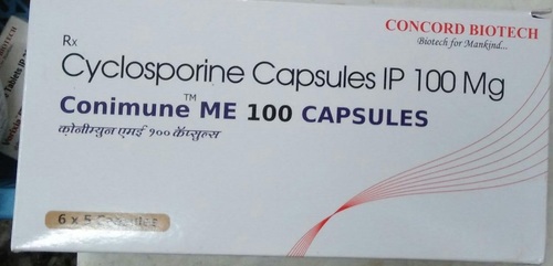 Cyclosporine Capsules IP 100mg By Distinct Lifecare