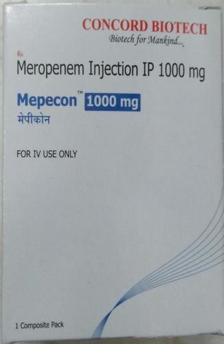 Meropenem Injection Ip 1000 Mg - Origin: India