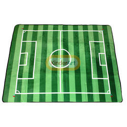 Football Field Soft Velvet Carpet