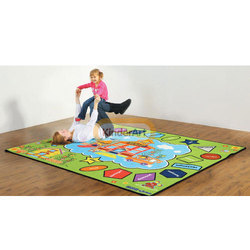 Color And Shape Kids Carpet