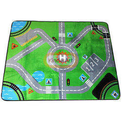 City Map Soft Velvet Carpet