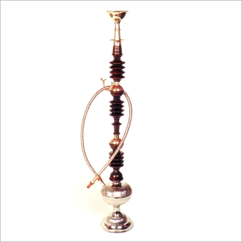 Brown Golden Smoking Hukka Pipes