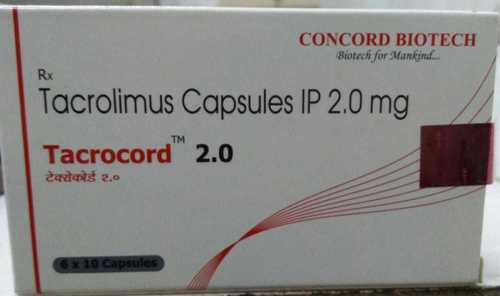 Tacrolimus Capsules IP 2.0 mg
