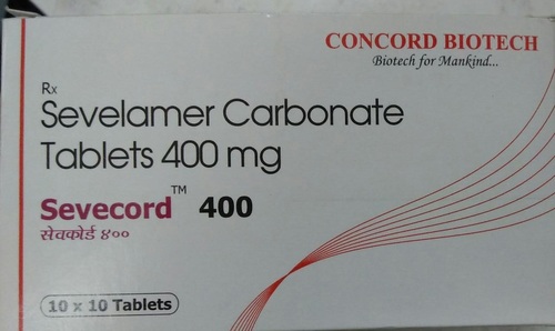 Sevelamer Carbonate Tablets 400 mg By Distinct Lifecare