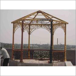 Outdoor Pyramid Cast Iron Gazebo
