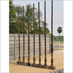 Brown Street Cast Iron Lamp Pole
