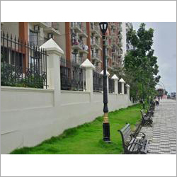 Street CI Modern Light Pole - Cast Iron, Available in All Sizes, Matte Black | Outdoor Usage, Single Phase Power Supply, Operates at 220 to 240 Volt